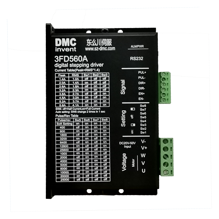 低壓三相步進電機驅動器3FD560A